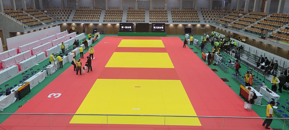 柔道畳の三四郎を第77回国民体育大会柔道競技会（栃木県）へ納入